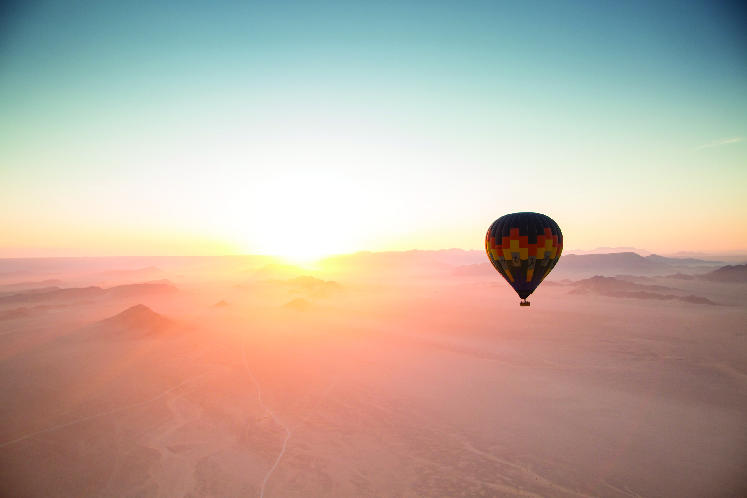 Hot Air Balloon, Sossusvlei Desert Lodge, Sossusvlei, Namibia