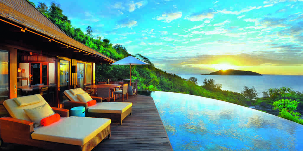 ephilia pool view, seychelles, africa safari destination 