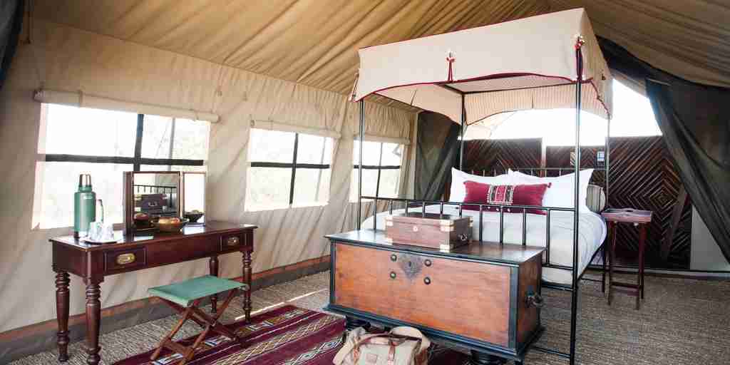 Guest Tent, Camp Kalahari, The Pans, Botswana