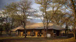 Serian Serengeti Kusini outside view tent