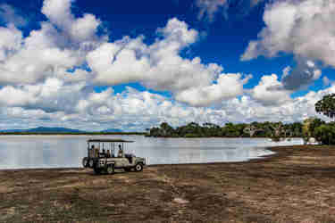 Game Drive, Lake Manze Tented Camp, Selous, Tanzania