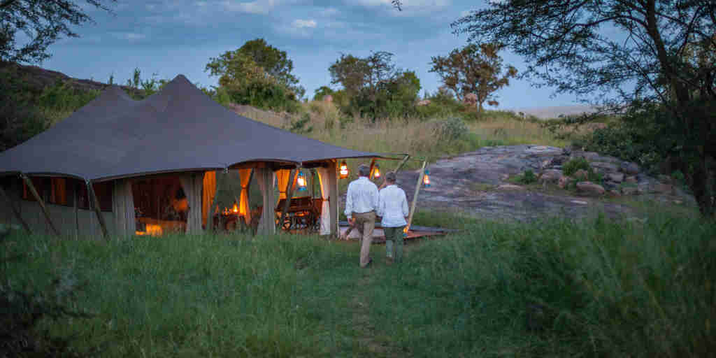 camp grounds, Elewana Serengeti Pioneer Camp, the serengeti, tanzania