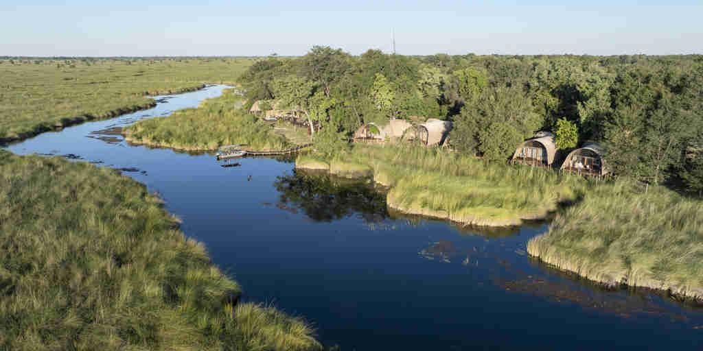 River, Okuti Camp, Moremi Game Reserve, Botswana