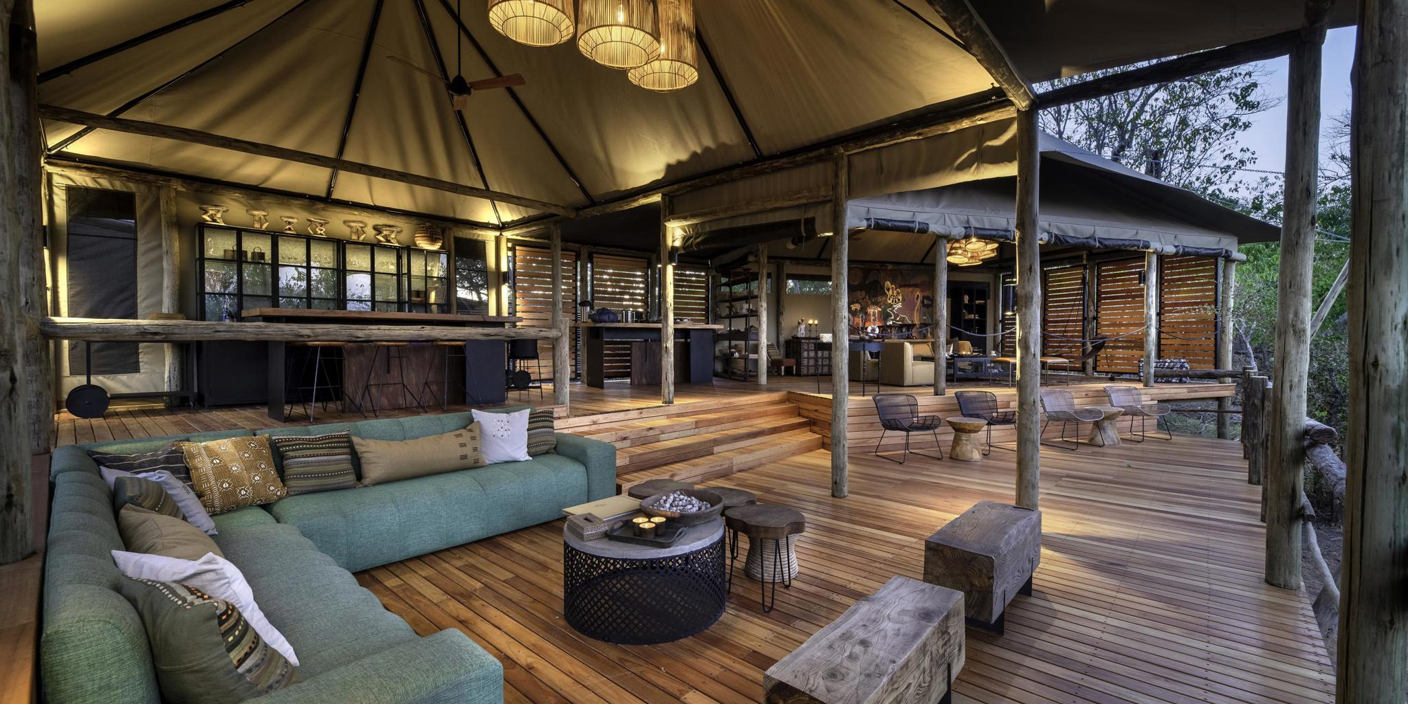 Lounge, Khwai Lediba, Khwai, Botswana