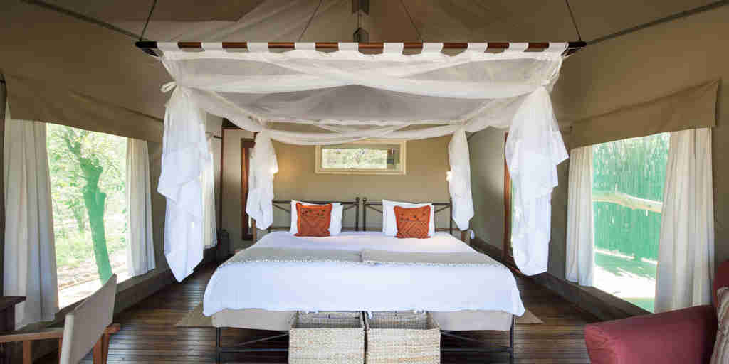 Bedroom, Ongava Tented Camp, Etosha National Park, Namibia