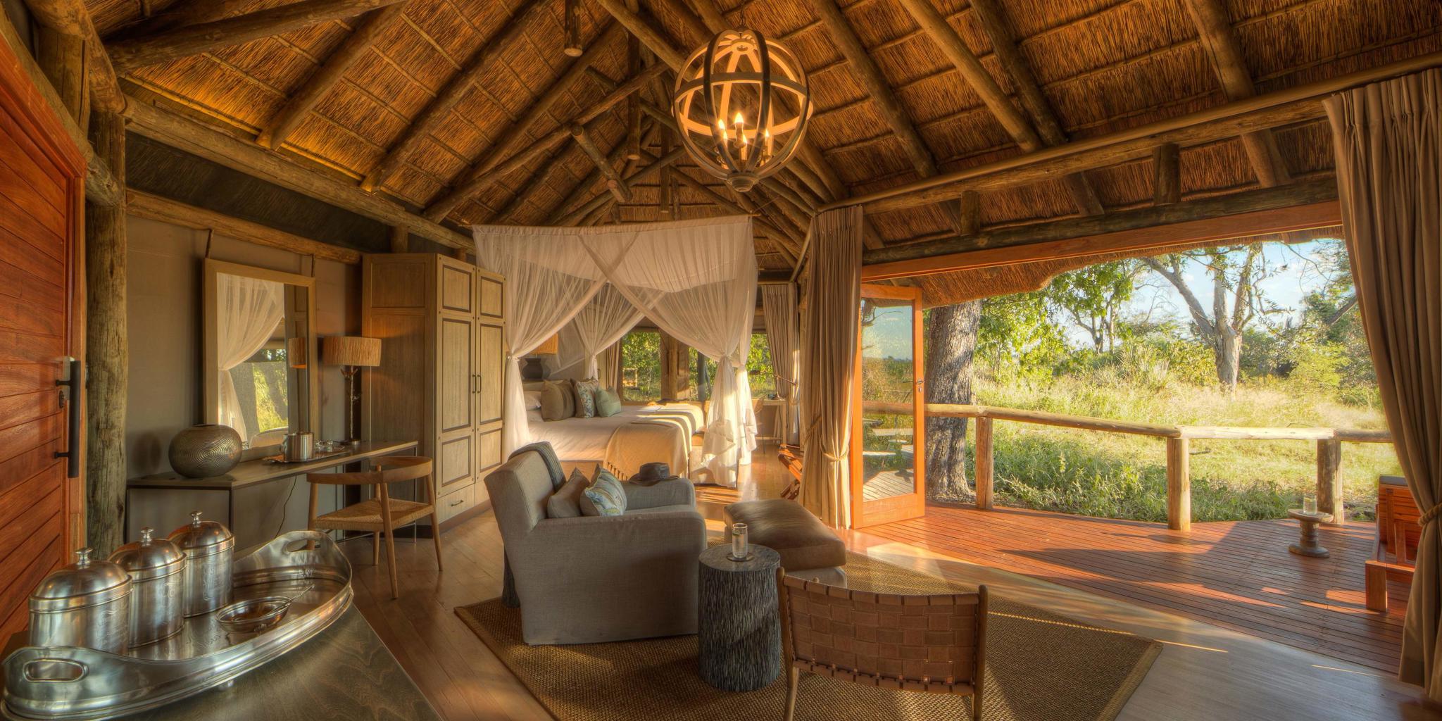 Room View, Moremi Camp, Moremi Game Reserve, Botswana