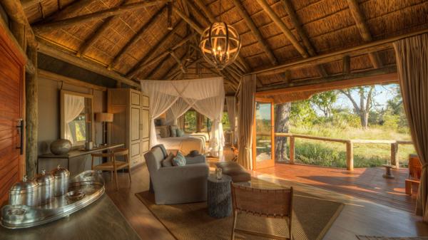 Room View, Moremi Camp, Moremi Game Reserve, Botswana