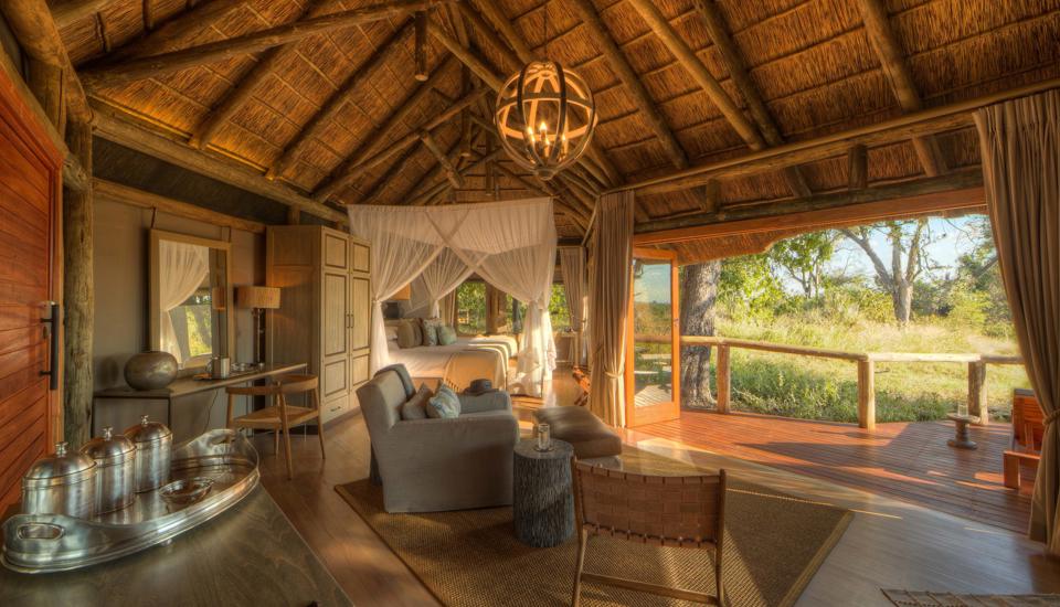 Room View, Moremi Camp, Moremi Game Reserve, Botswana