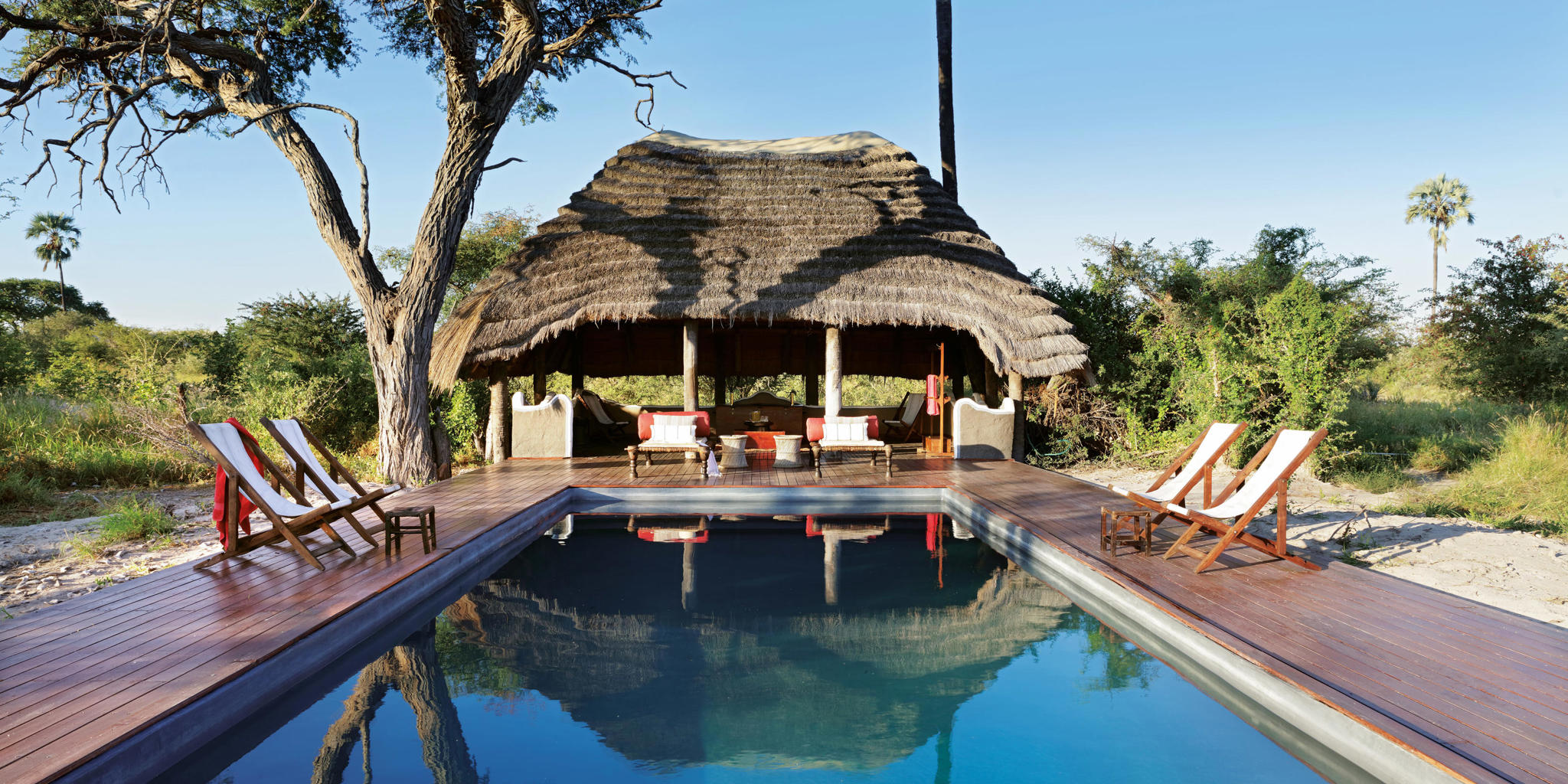 Pool, Camp Kalahari, Makgadikgadi Pans, Botswana