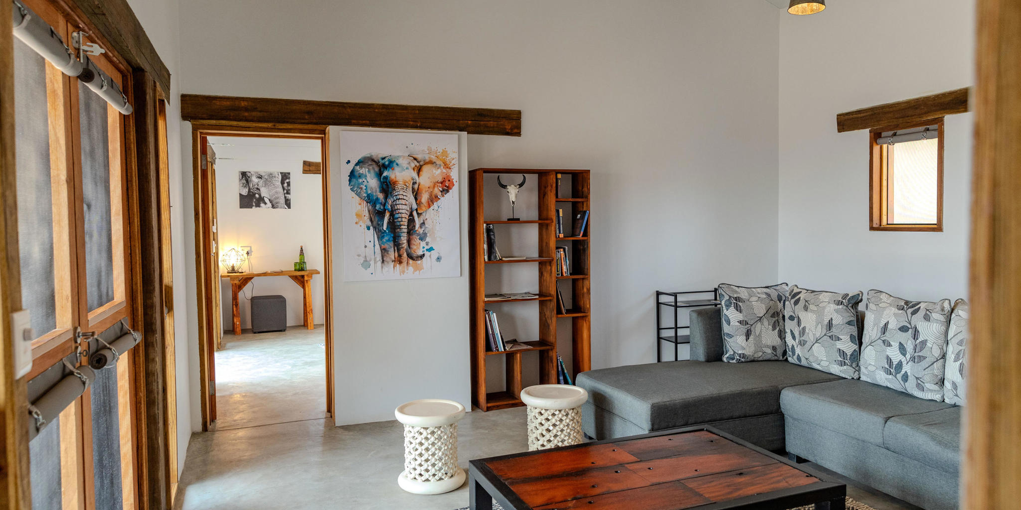 Lounge, Chobe Elephant Camp, Chobe NP, Botswana