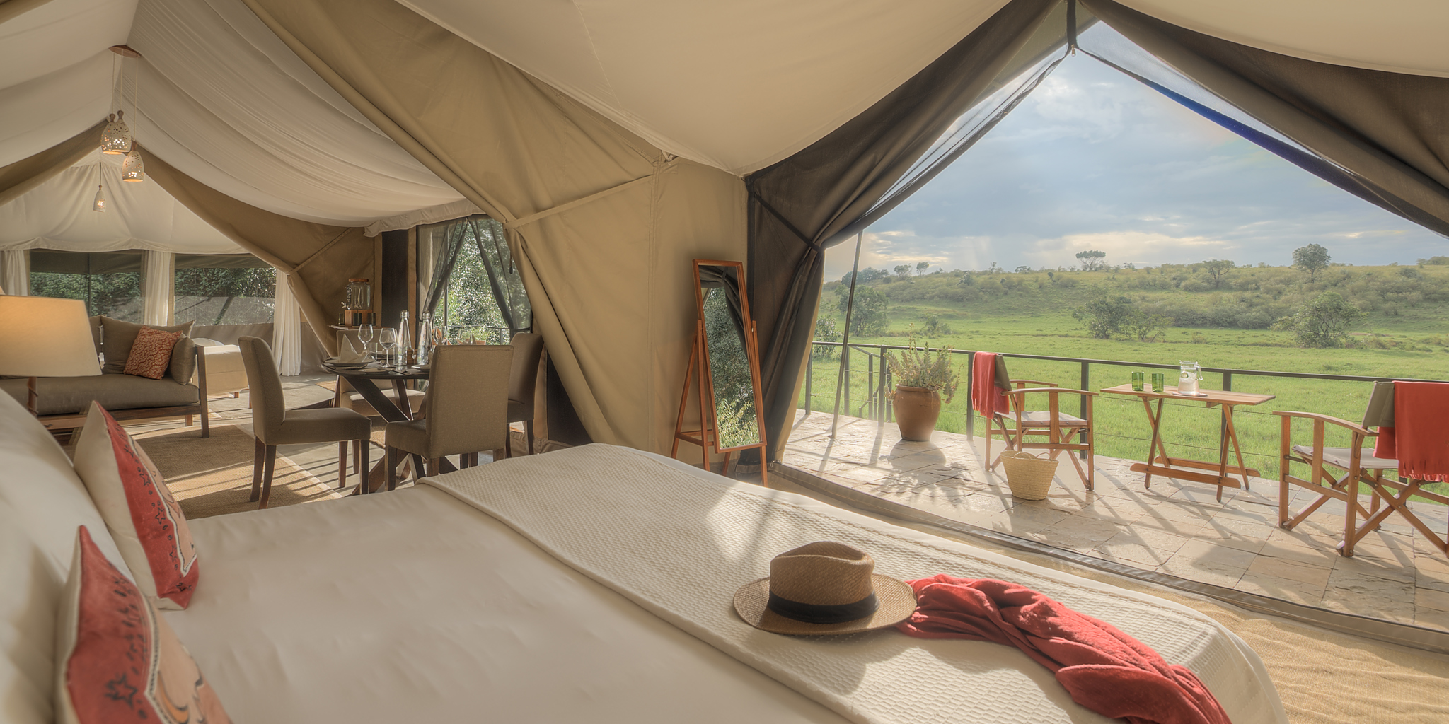 Bedroom, Kicheche Mara, Greater Mara Conservancies, Kenya