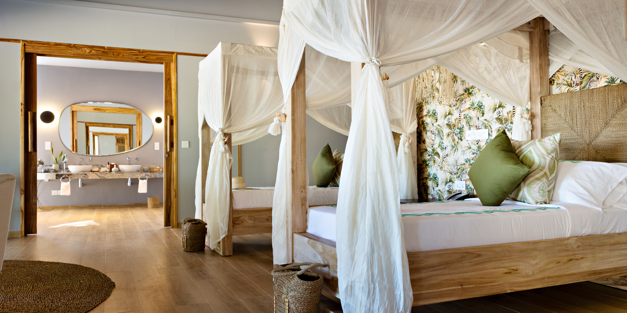 Twin Bedroom, Bawe Island, Zanzibar, Tanzania