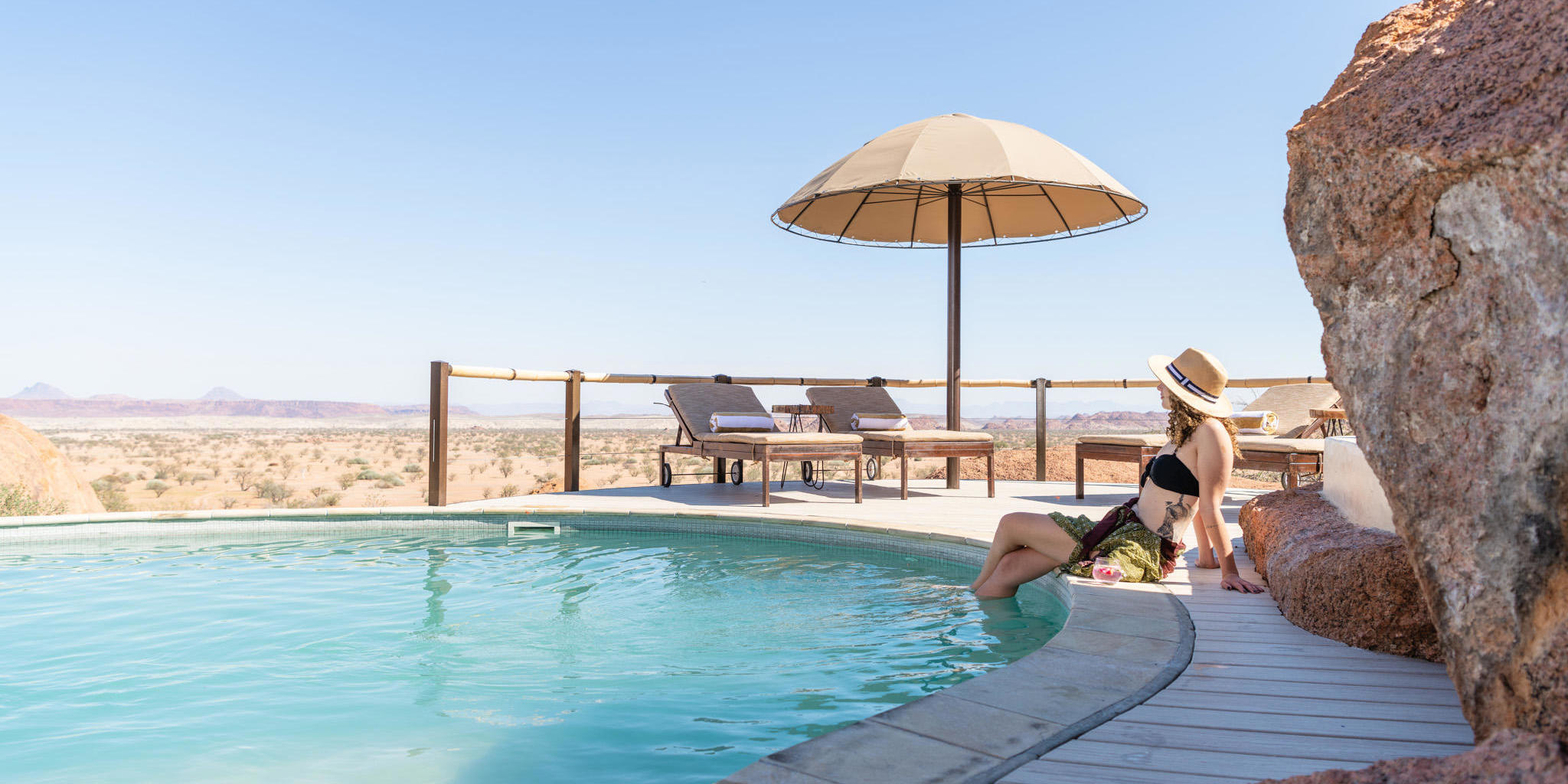 Pool, Onduli Ridge, Doro Nawas Conservancy, Namibia