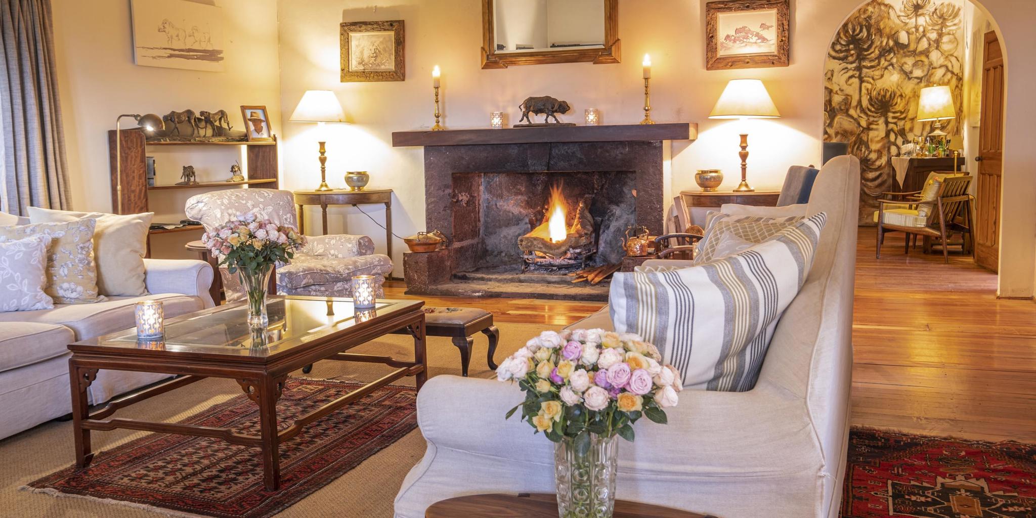 Lounge, Loldia House, Lake Naivasha, Lake Nakuru, Kenya