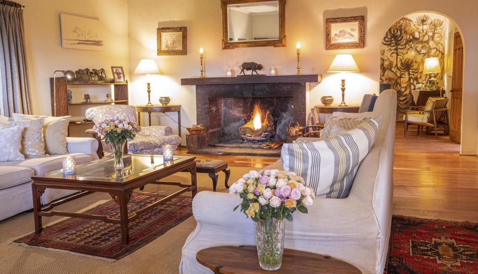 Lounge, Loldia House, Lake Naivasha, Lake Nakuru, Kenya