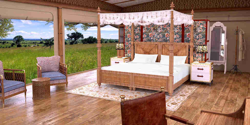 Bedroom, One Nature Mara River, Serengeti NP, Tanzania
