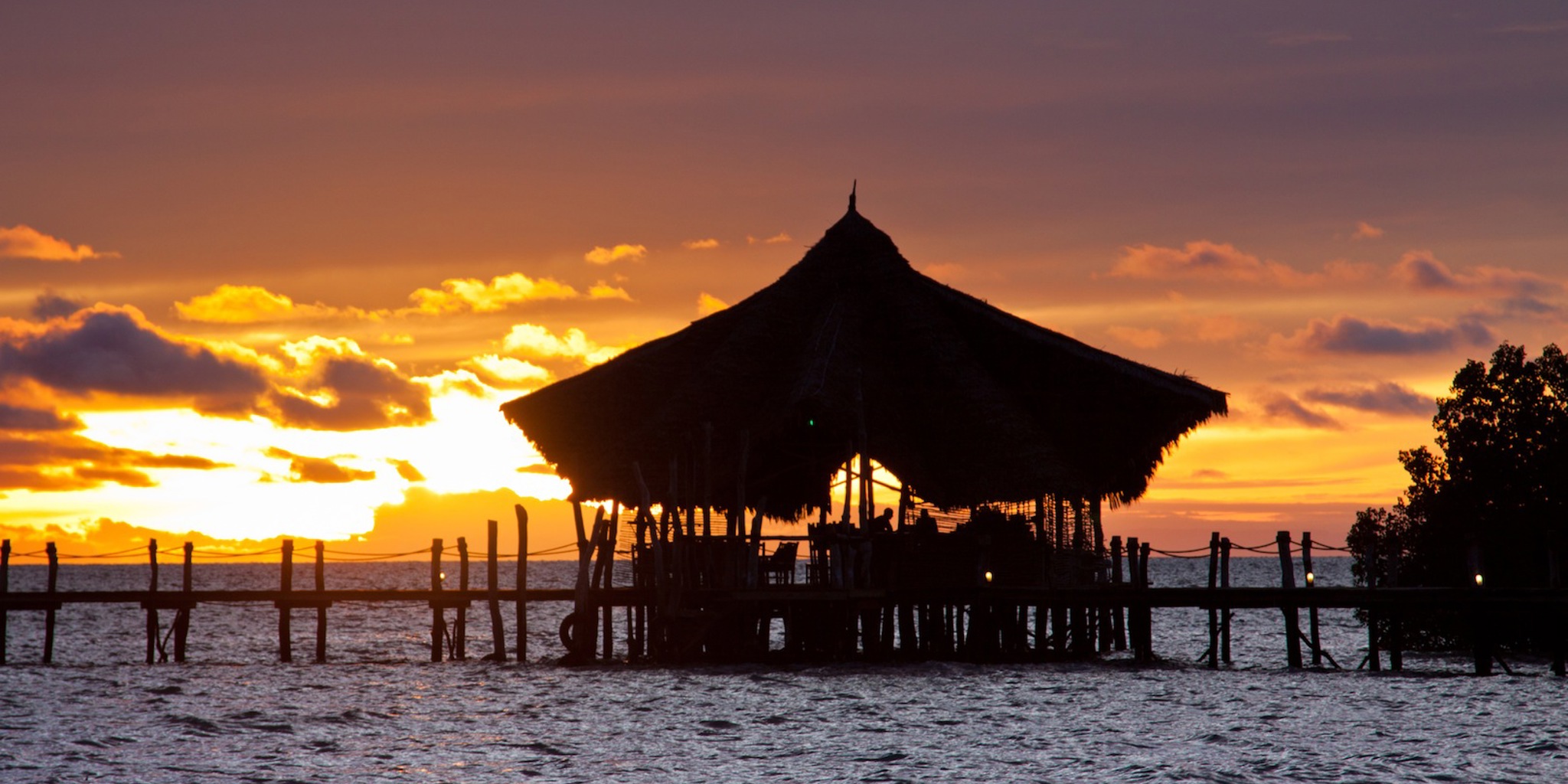 Sunset over Fundu Lagoon, Pemba Island, Tanzania