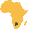 Map of Botswana, safari destinations