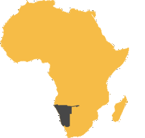 Map of Namibia, Safari Destinations