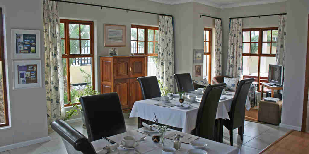 dining area cornerstone guesthouse namibia yellow zebra safaris