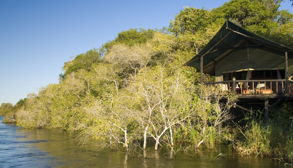 High Res   view of chalet from River