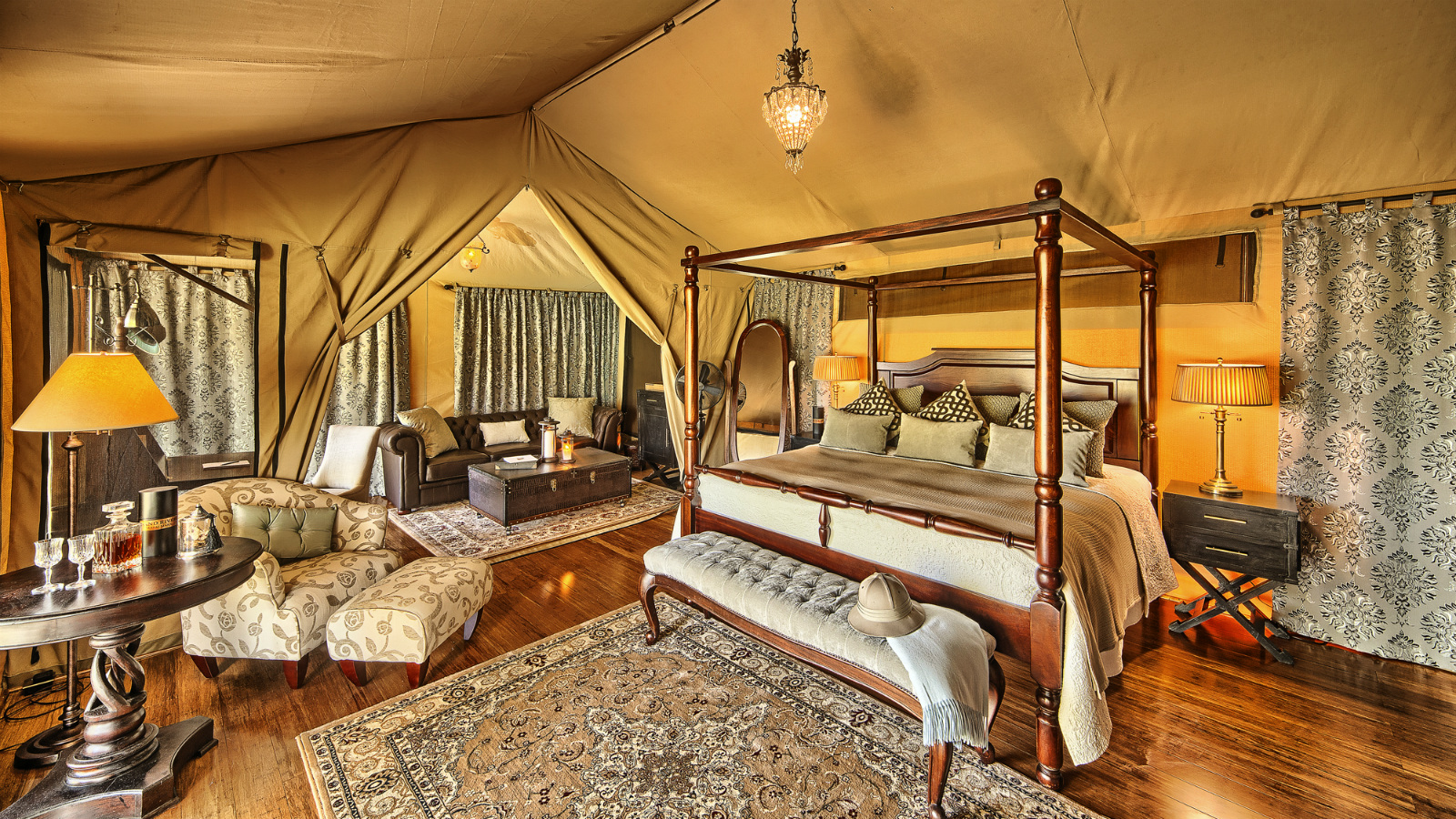 Bedroom, Sand River, Maasai Mara NP, Kenya