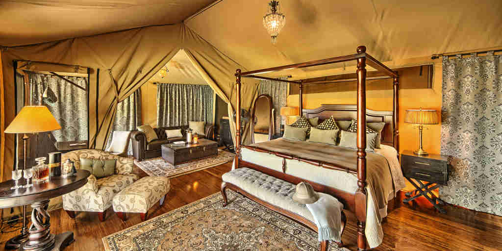 Bedroom, Sand River, Maasai Mara NP, Kenya 