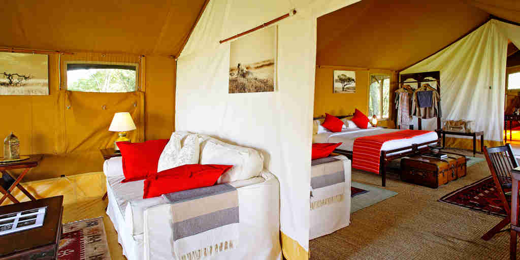 tented guest suite