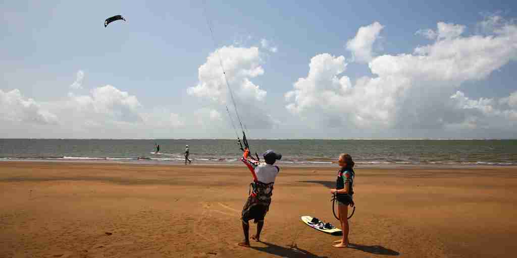 kite flying, che shale, malindi and watamu beach, kenya