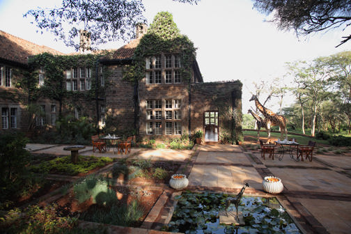Patio, Giraffe Manor, Nairobi, Kenya