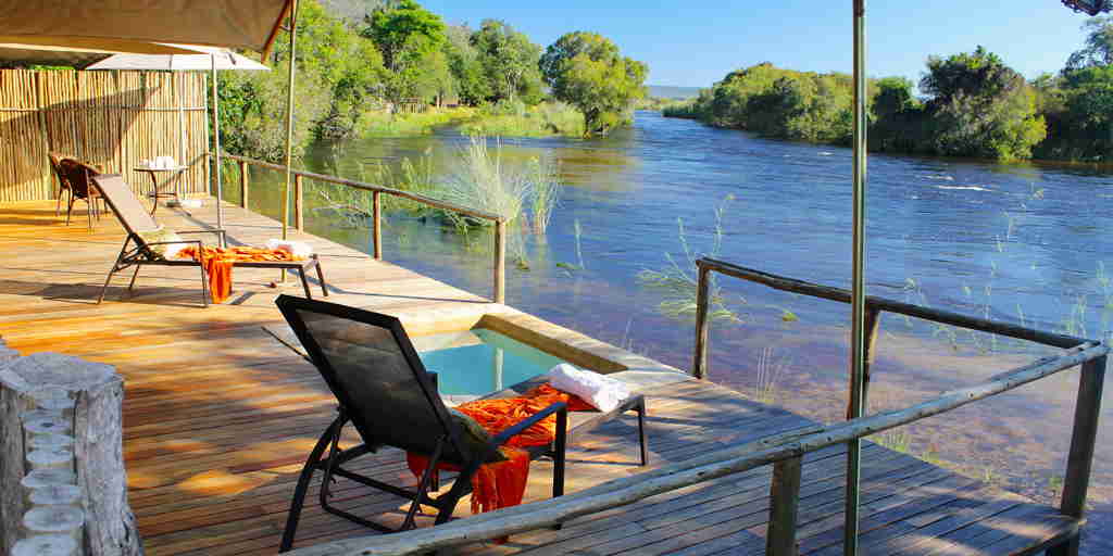 7. Imvelo Safari Lodges   Zambezi Sands    pool deck