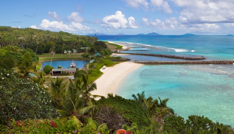 Fregate Island Private Marina Beach