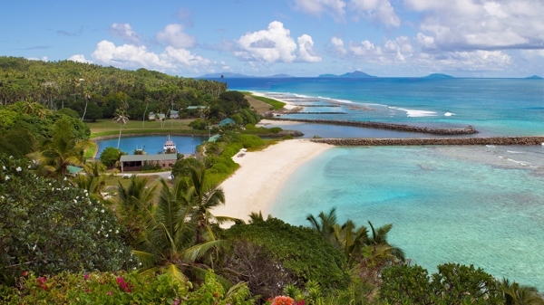 Fregate Island Private Marina Beach