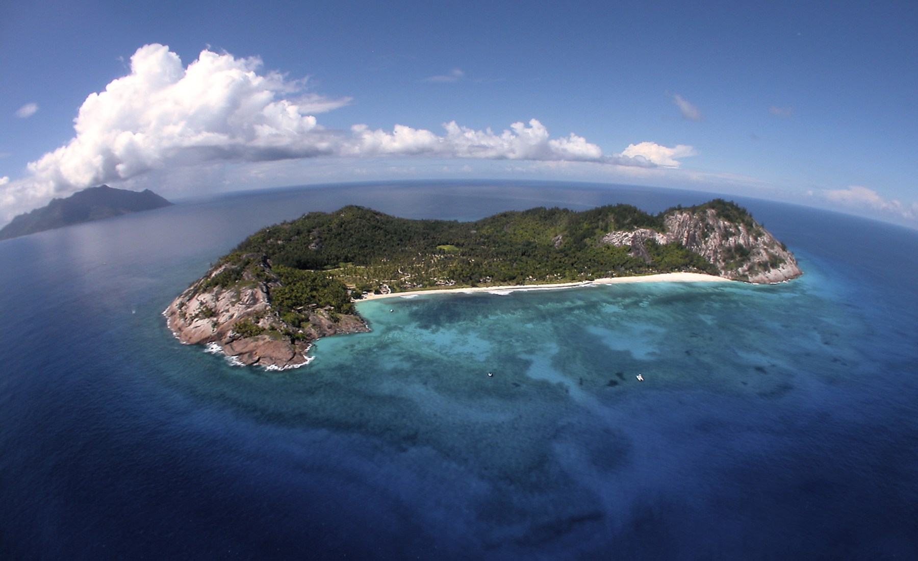 private island view, seychelles, africa safari destination