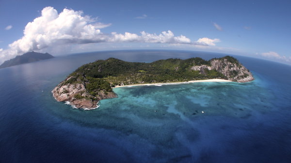 private island view, seychelles, africa safari destination
