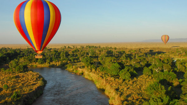 Hot Air Balloon, Angama Mara, Greater Mara, Kenya 