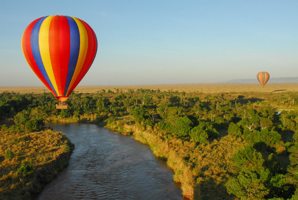 Hot Air Balloon, Angama Mara, Greater Mara, Kenya