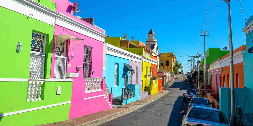 colourful houses in bo kaap, south africa safaris