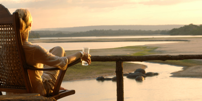 sand rivers view tanzania yellow zebra safaris