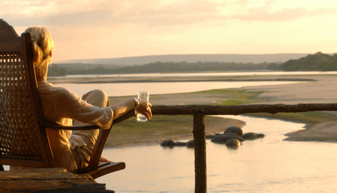 sand rivers view tanzania yellow zebra safaris