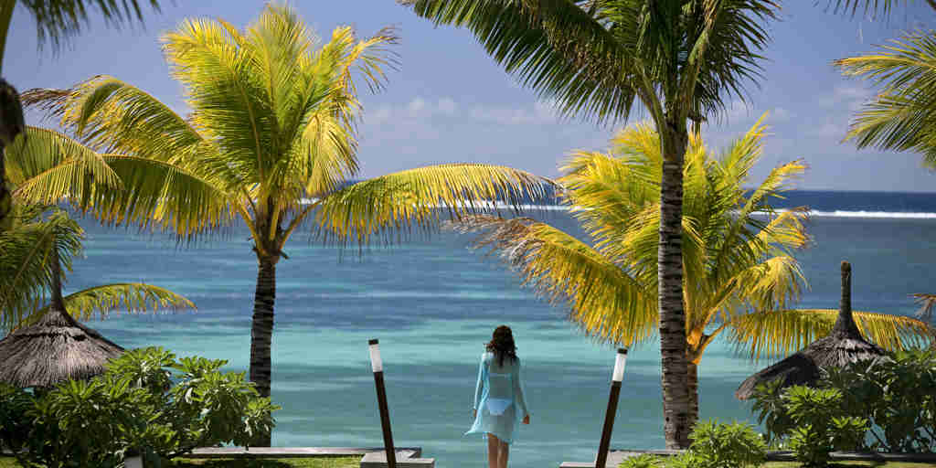 beach entrance, mauritius, africa safari destination