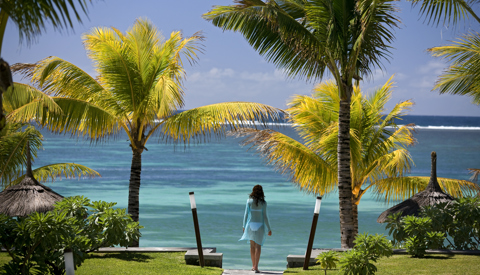 beach entrance, mauritius, africa safari destination