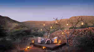 tarkuni private dining, tswalu kalahari, south africa
