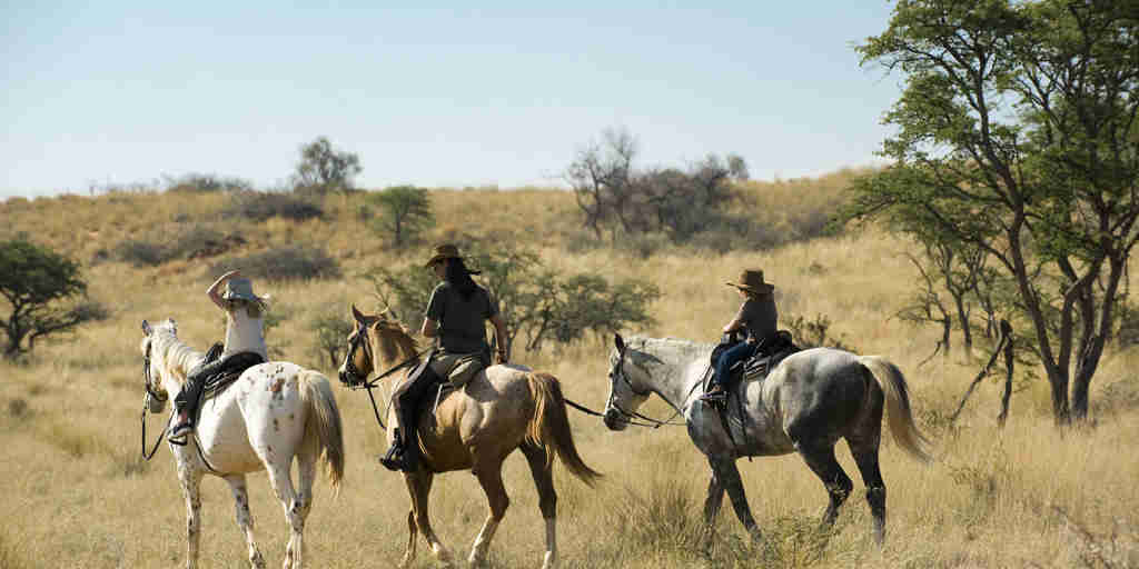 horse riding safaris, tswalu kalahari, south africa