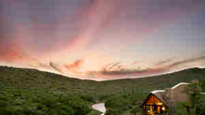 Kwande great fish river lodge sunset, south africa