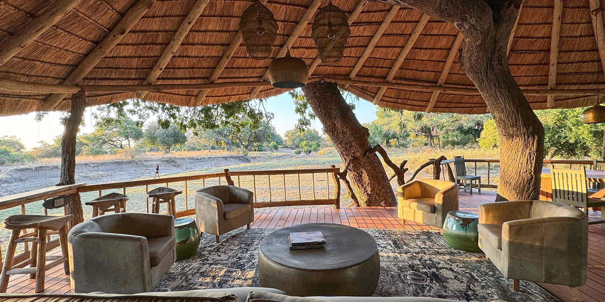 Deck Interior, Mwamba Bush Camp, South Luangwa, Zambia