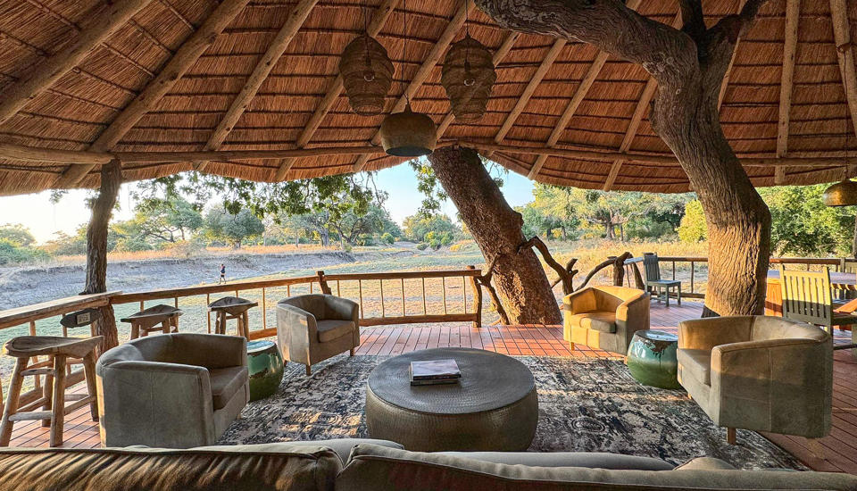 Deck Interior, Mwamba Bush Camp, South Luangwa, Zambia