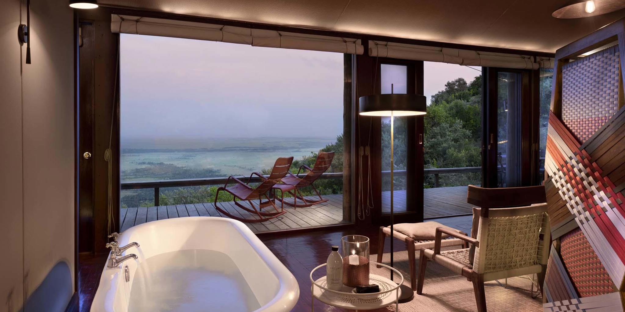 Bath, Angama Mara, Masaai Mara, Kenya