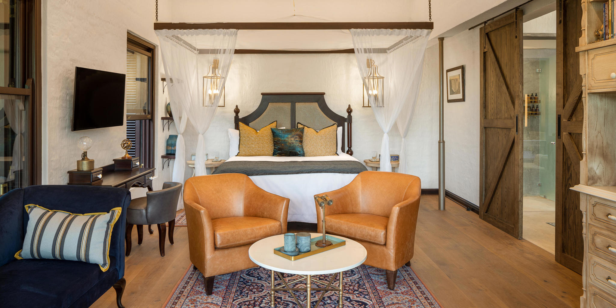 Bedroom Into Livingroom, Mbano Manor, Victoria Falls, Zimbabwe