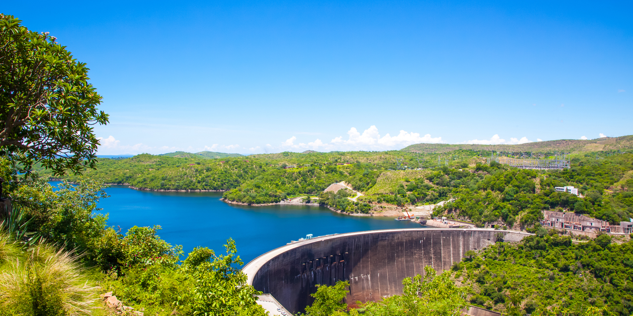 water dam, lake kariba and matusadona national park, zimbabwe